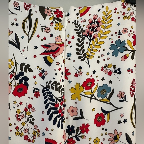 Boden Floral Midi Skirt - Multicolor has these stains on the inside of the skirt - Picture 9 of 10